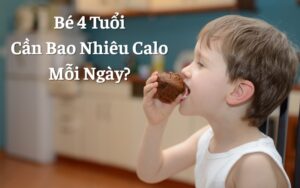 Bé 4 Tuổi Cần Bao Nhiêu Calo Mỗi Ngày?