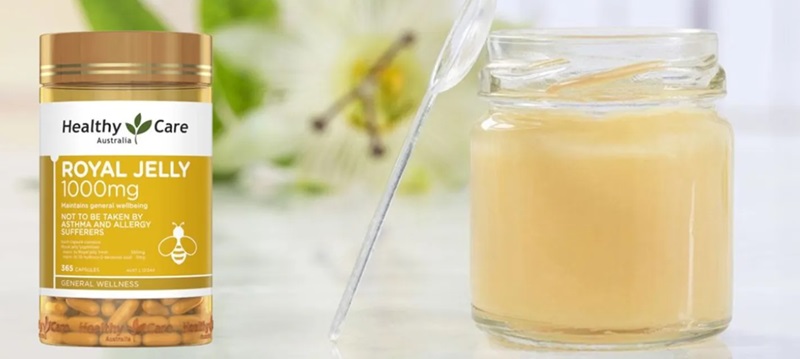 Sữa Ong Chúa Úc dạng viên (Healthy Care Royal Jelly 1000mg hoặc Costar Royal Jelly 1450mg)